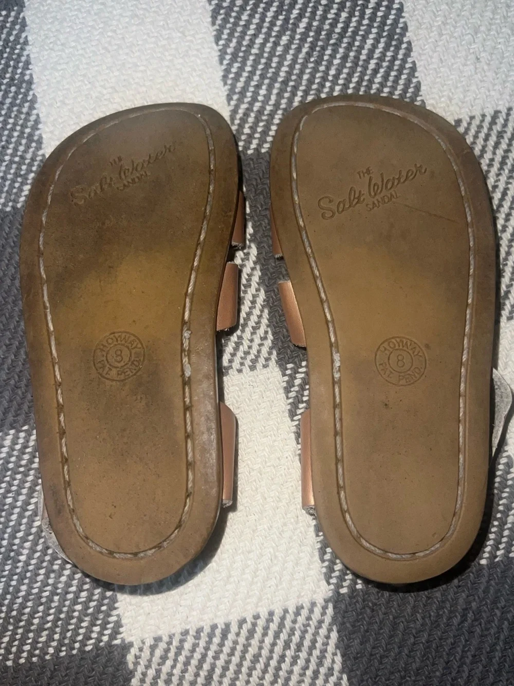 Saltwater Sandals, size 8 (toddler)